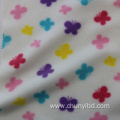 100 Polyester Coloful Butterfly Pattern Both Side Brushed Print Polar Fleece Fabric for Sofa Coat